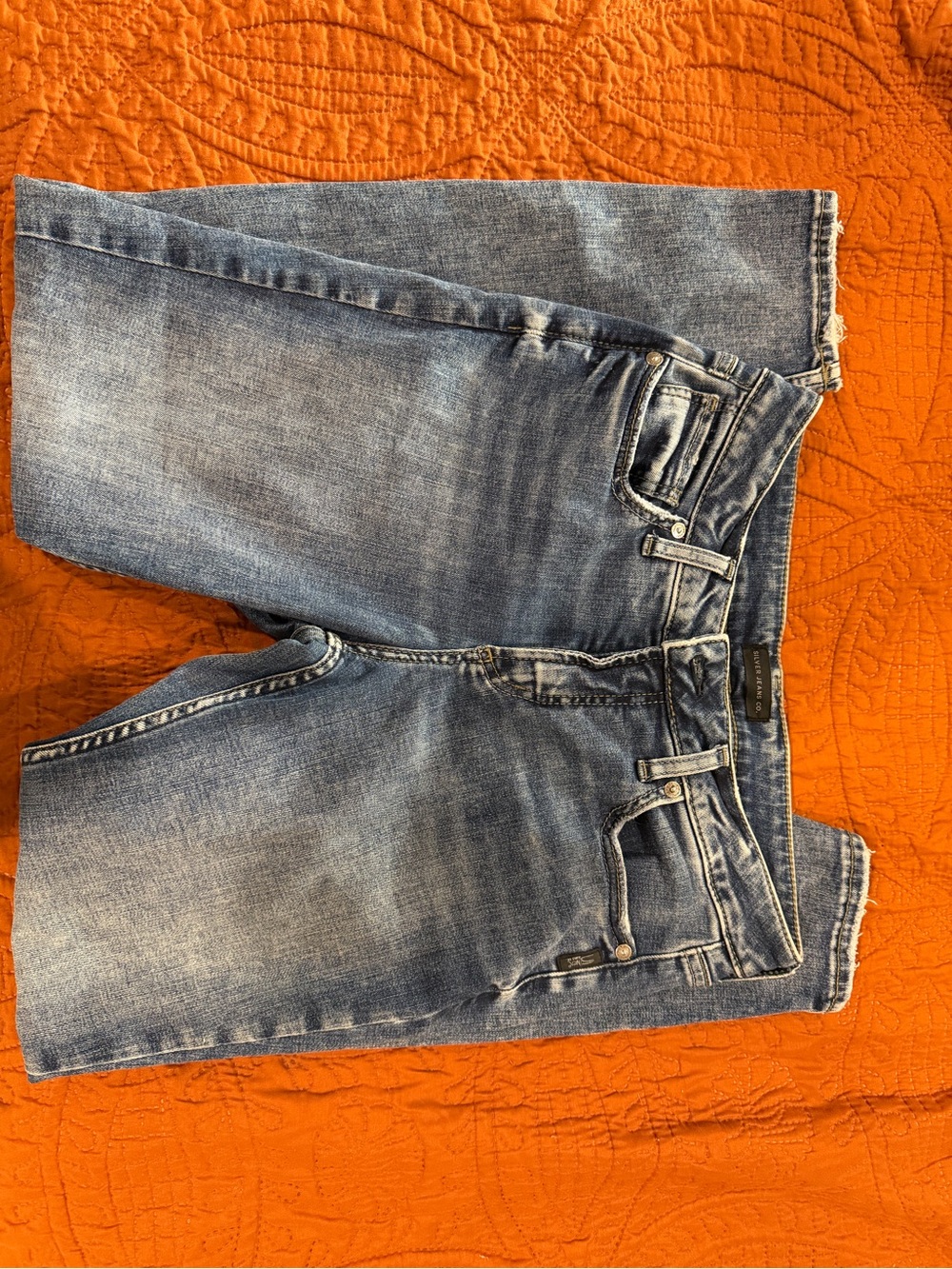 Silver Jeans Men's Light Blue Straight Leg Jeans